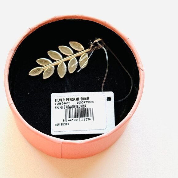 3659 TOUS JEWELRY TOUS BEAR CHARM PENDANT LEAF 925 SILVER - Picture 5 of 6